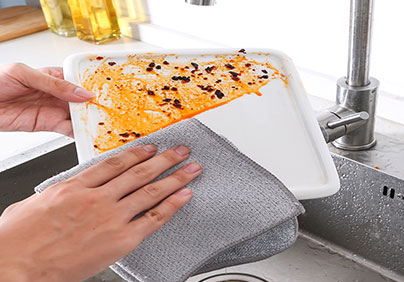 Microfiber Scrubbing Cloth