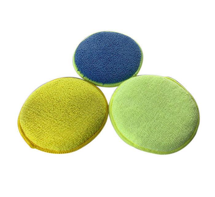 Sewn Round Microfiber Applicator