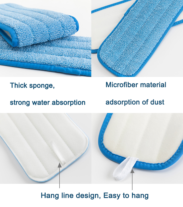 Microfiber Wet Mop Pad 2002