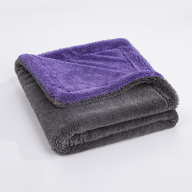 Double Sides Microfiber Twist Cloth