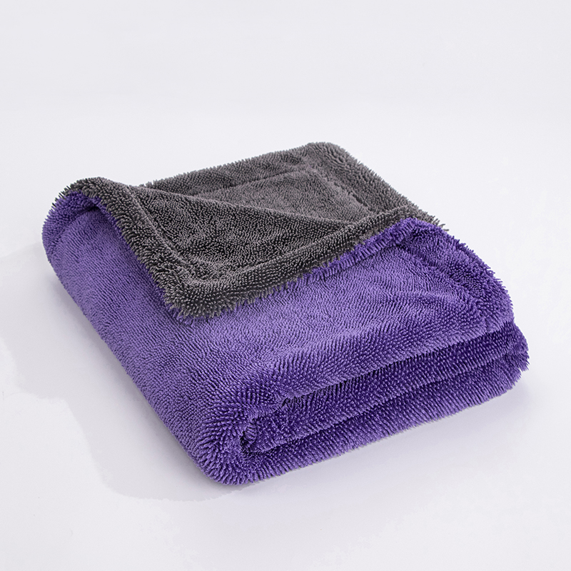 Double Sides Microfiber Twist Cloth